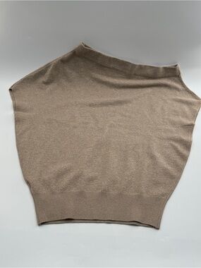 Musera Asymmetrical Beige Knit Cover Up Sweater – Women’s 0XL NWT